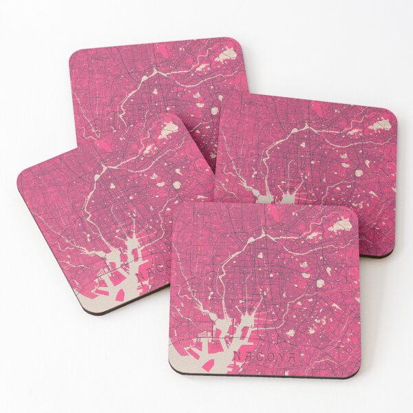 Item preview, Nagoya City Map of Japan - Blossom designed and sold by deMAP.