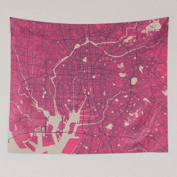 Item preview, Nagoya City Map of Japan - Blossom designed and sold by deMAP.