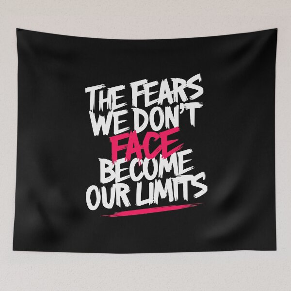 Item preview, Inspirational Urban Typography Overcoming Fear Motivational Gift designed and sold by w1ckerman.