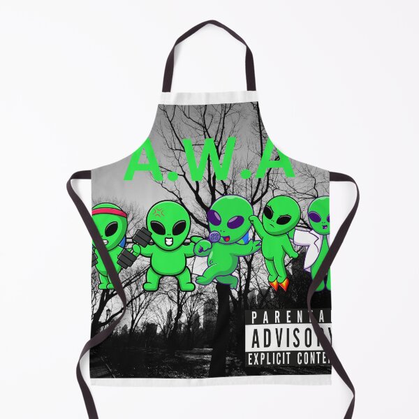 Item preview, Aliens with Attitude A.W.A Funny NWA Aliens Graphic designed and sold by CoolCrap-.