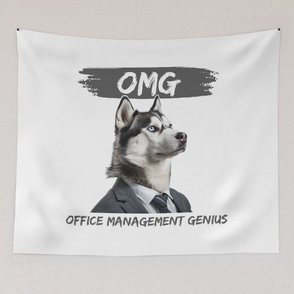 Item preview, Siberian Husky: Office Management Genius designed and sold by StoReprint1.