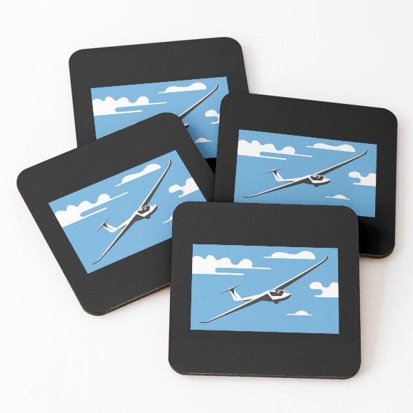 Item preview, Glider Plane Pilot Sailplane aerial floating soaring designed and sold by These_Prints.
