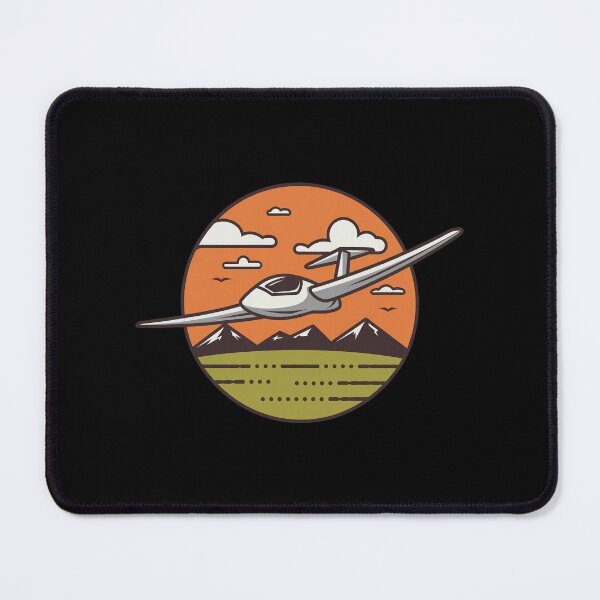 Item preview, Glider Plane Pilot Sailplane aerial floating soaring designed and sold by These_Prints.