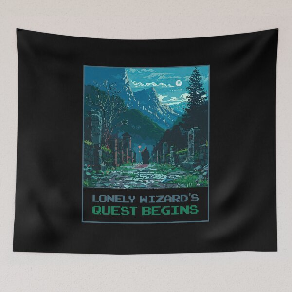 Item preview, Lonely Wizard's Quest Begins designed and sold by MagicAxe.