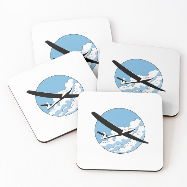 Item preview, Glider Plane Pilot Sailplane Biplane aerial floating soaring designed and sold by These_Prints.