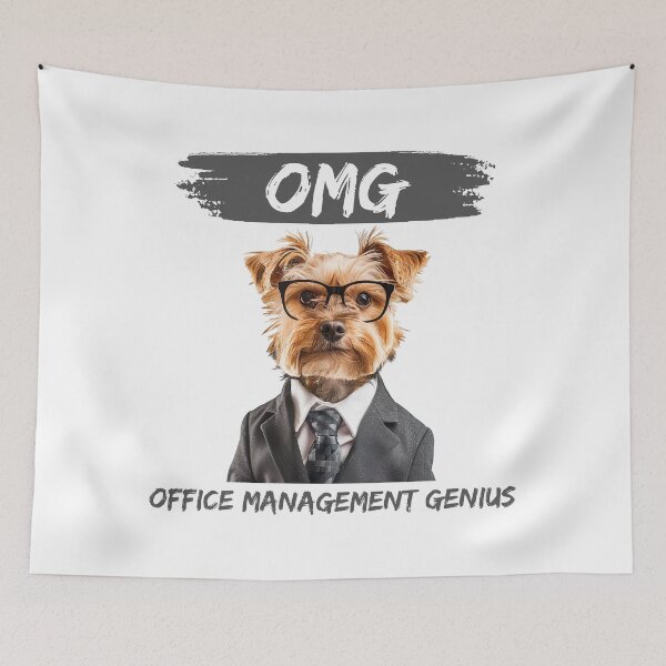 Item preview, Yorkshire Terrier: Office Management Genius designed and sold by StoReprint1.