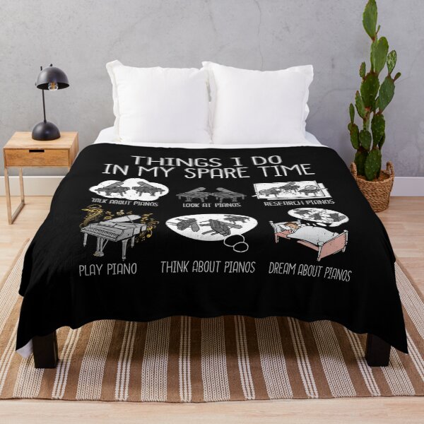 Item preview, Funny Piano Player Gift Men Music Grand Piano designed and sold by DSWShirts.