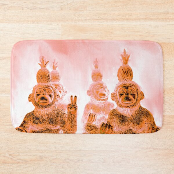 Item preview, orange monkeys doing yoga designed and sold by Gabriel BOCQUAIRE.