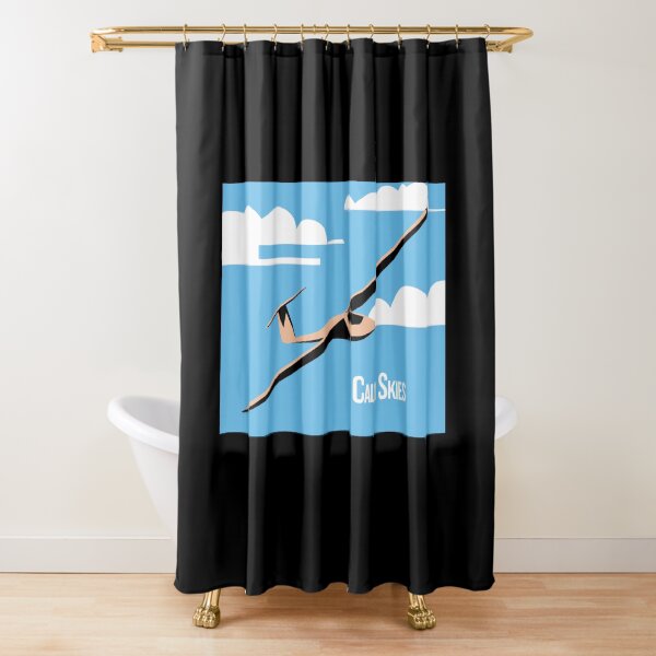 Item preview, Calm Skies Glider Plane Pilot Sailplane aerial floating soaring designed and sold by These_Prints.