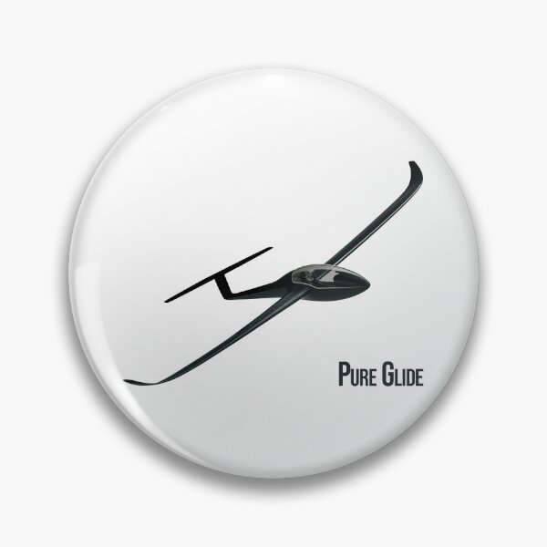 Item preview, Pure Glide Glider Plane Pilot Sailplane Biplane aerial floating soaring designed and sold by These_Prints.