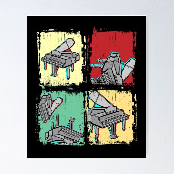 Item preview, Retro Piano Player Gift Men Vintage Grand Piano designed and sold by DSWShirts.
