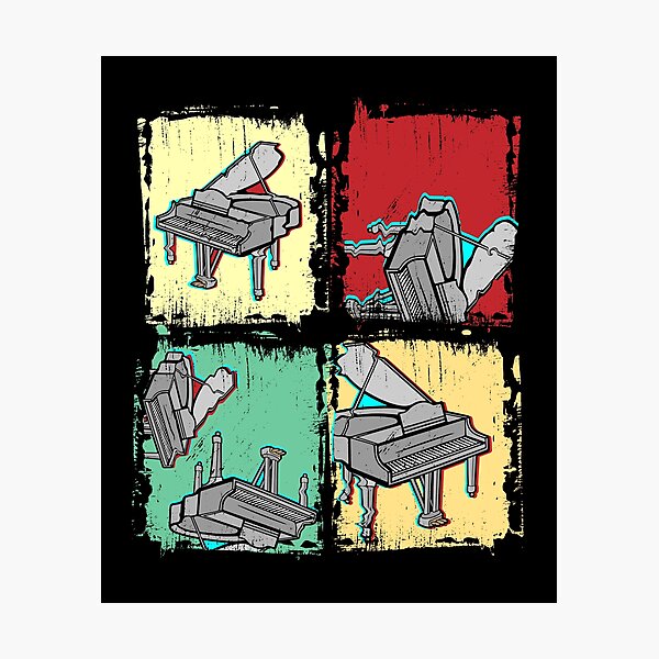 Item preview, Retro Piano Player Gift Men Vintage Grand Piano designed and sold by DSWShirts.