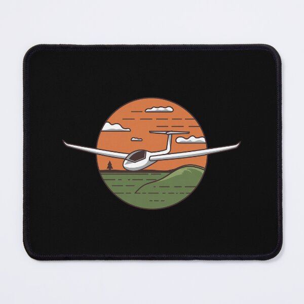 Item preview, Glider Plane Pilot Sailplane aerial floating soaring designed and sold by These_Prints.