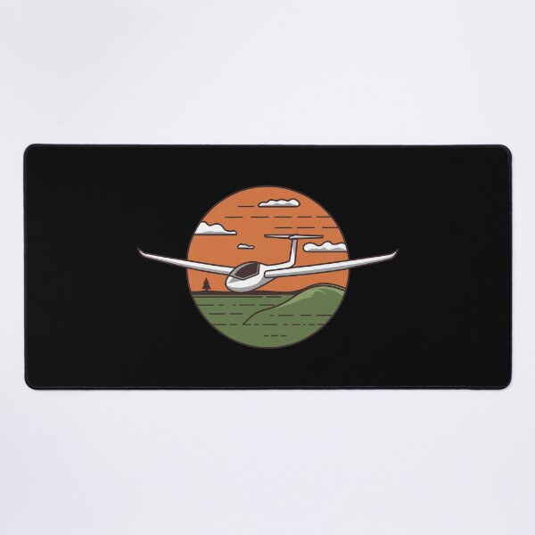 Item preview, Glider Plane Pilot Sailplane aerial floating soaring designed and sold by These_Prints.