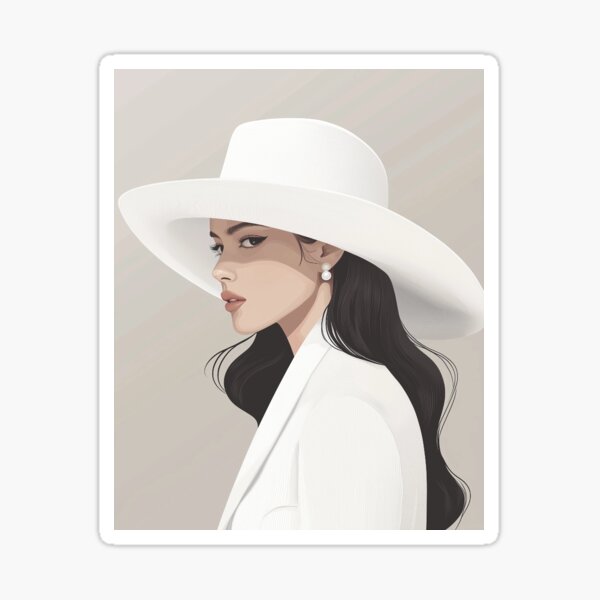 Item preview, Woman in white designed and sold by Surrealistic Gaze.