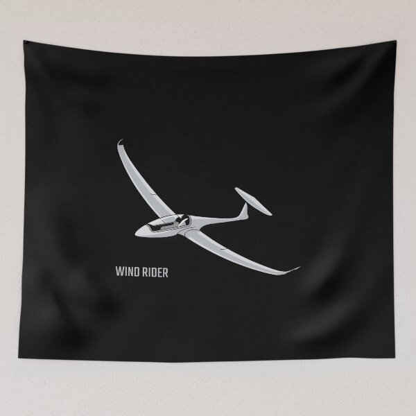 Item preview, Wind Rider Glider Plane Pilot Sailplane aerial floating soaring designed and sold by These_Prints.