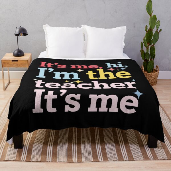 Item preview, It's Me, Hello, I'm the Teacher - Funny and Trendy Educator Quote Apparel | Perfect Gift for Teachers designed and sold by Shopmed01.