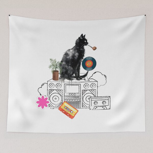 Item preview, Vintage Kitten Vintage Radio For Music Lovers designed and sold by MarcelooArt.