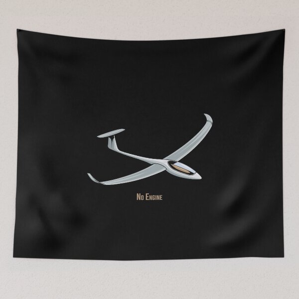 Item preview, No Engine Glider Plane Pilot Sailplane aerial floating soaring designed and sold by These_Prints.