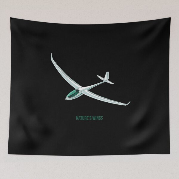 Item preview, Nature's Wings Glider Plane Pilot Sailplane aerial floating soaring designed and sold by These_Prints.