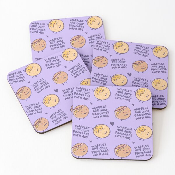 Item preview, Waffles and Pancakes - Cute Food Pattern designed and sold by rooandjoo.