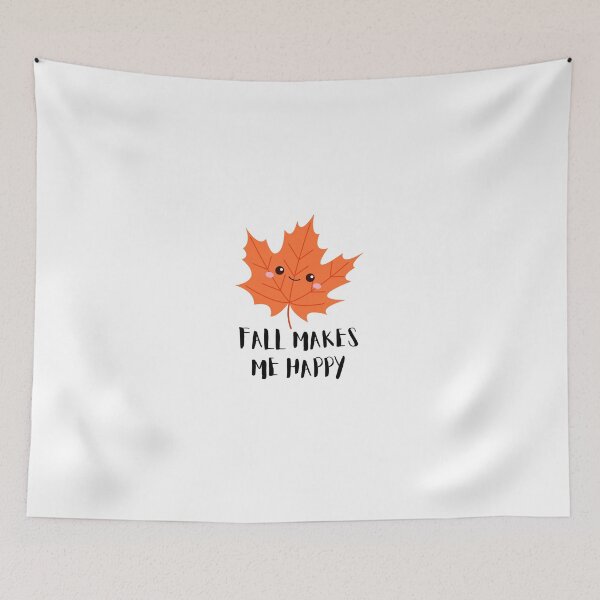 Item preview, Cute "FALL MAKES ME HAPPY" Graphic designed and sold by CoolCrap-.