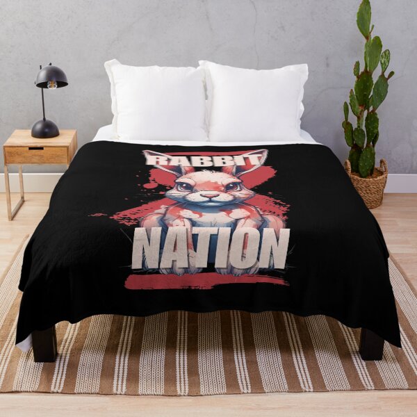 Item preview, Rabbit Nation | Red Watercolour Rabbit designed and sold by pUNKnown.