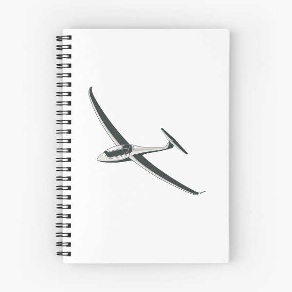 Item preview, Glider Plane Pilot Sailplane Biplane aerial floating soaring designed and sold by These_Prints.