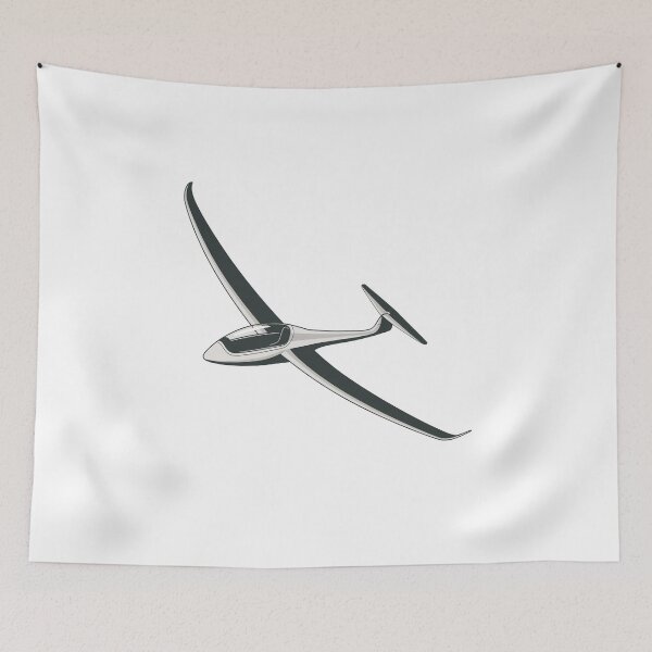 Item preview, Glider Plane Pilot Sailplane Biplane aerial floating soaring designed and sold by These_Prints.
