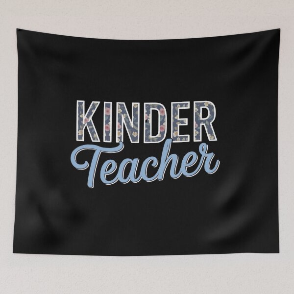 Item preview, Floral Kinder Teacher Design - Perfect for Kindergarten Educators | Cute and Stylish Teacher Apparel designed and sold by Shopmed01.