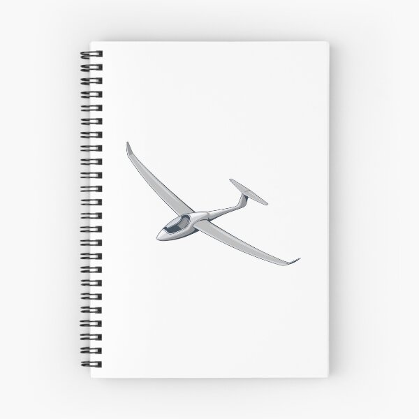 Item preview, Glider Plane Pilot Sailplane Biplane aerial floating soaring designed and sold by These_Prints.