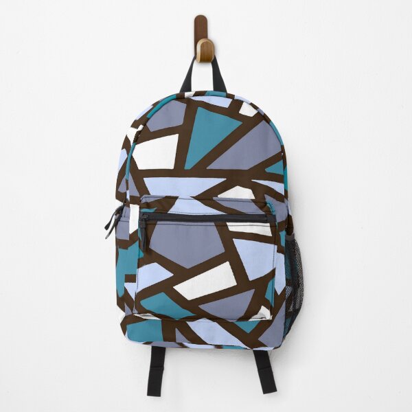 Item preview, Geodesic Abstract Pattern 10 Lilac Teal White designed and sold by taiche.