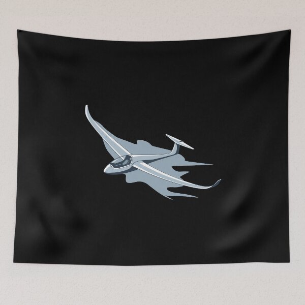Item preview, Glider Plane Pilot Sailplane aerial floating soaring designed and sold by These_Prints.
