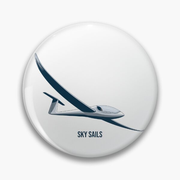 Item preview, Sky Sails Glider Plane Pilot Sailplane Biplane aerial floating soaring designed and sold by These_Prints.
