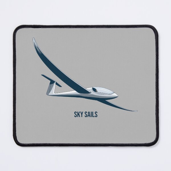 Item preview, Sky Sails Glider Plane Pilot Sailplane Biplane aerial floating soaring designed and sold by These_Prints.