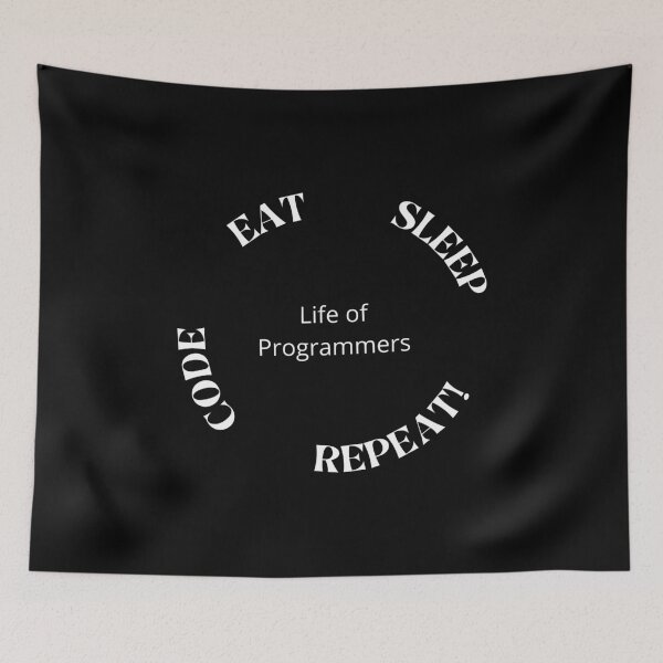 Item preview, Code Meme 5 (black bg) designed and sold by DreamPrintPro.