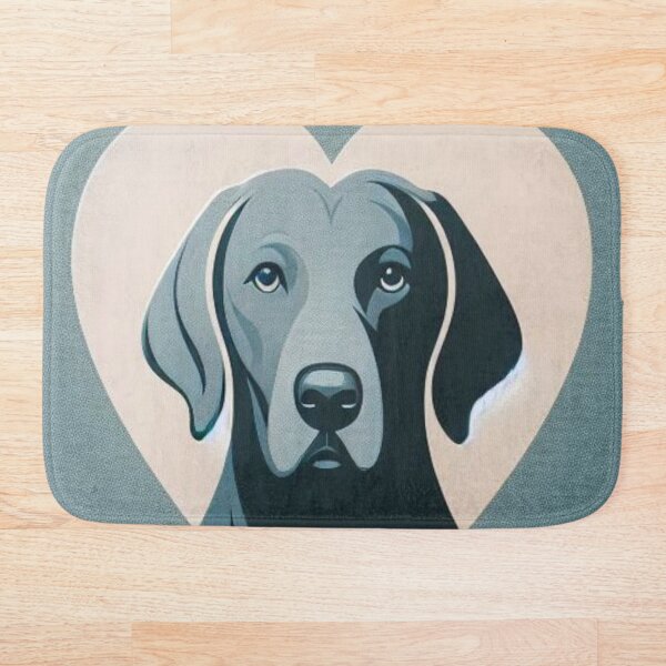 Item preview, Lindo Weimaraner en forma de corazón - Diseño n.° 179 designed and sold by WeimTrails.