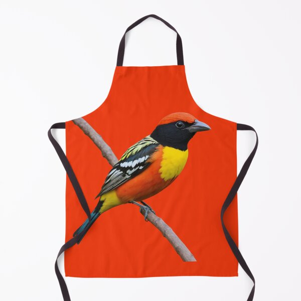 Item preview, Black Orange Tanager on a Branch designed and sold by laguitan10.