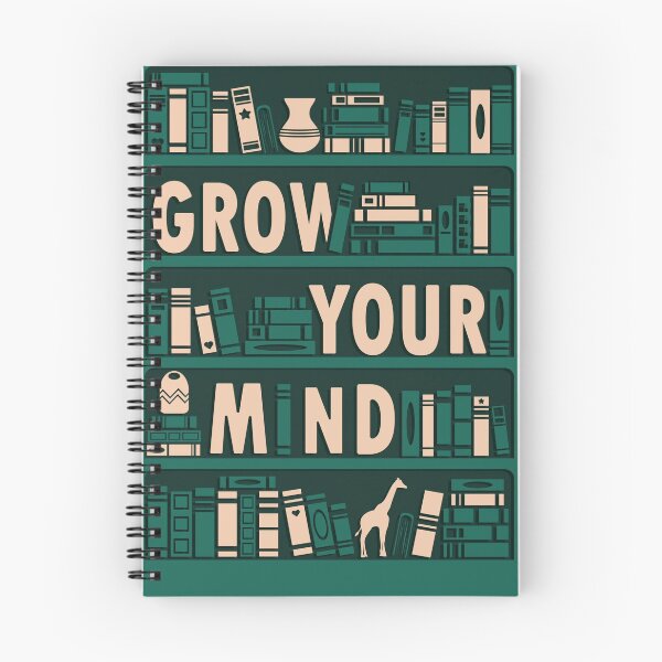 Item preview, Grow your mind - inspirational poster/sticker design designed and sold by toraaDesigns.
