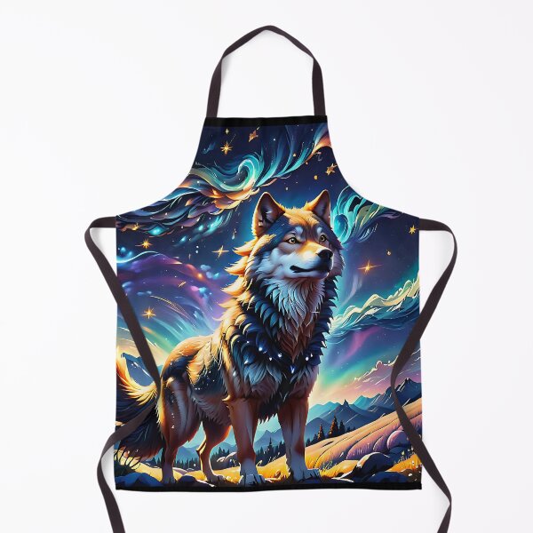 Item preview, Lobo galáctico en la naturaleza designed and sold by Marcicev-Bojan.