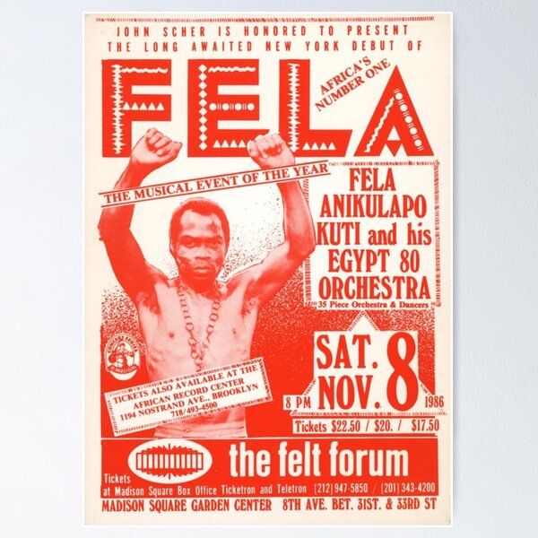Fela Kuti Posters for Sale | Redbubble