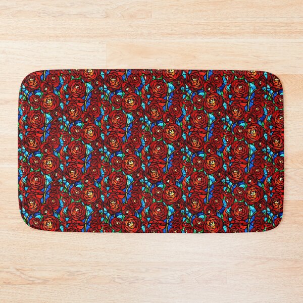 Item preview, Red and blue flower designed and sold by Farzad Parhizkar.