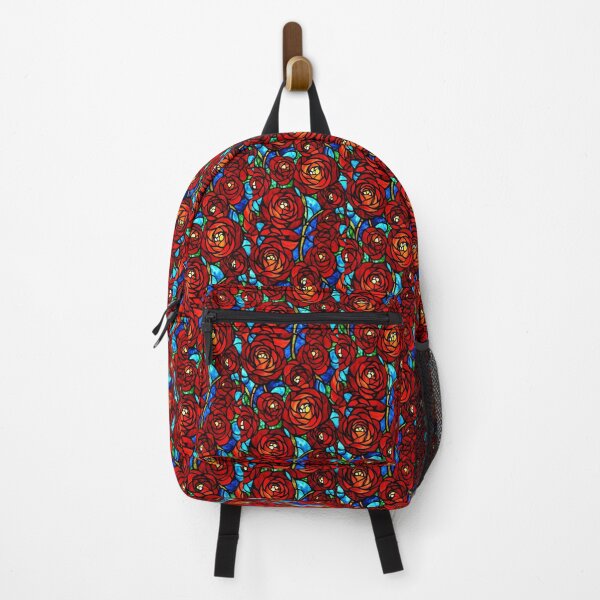 Item preview, Red and blue flower designed and sold by Farzad Parhizkar.