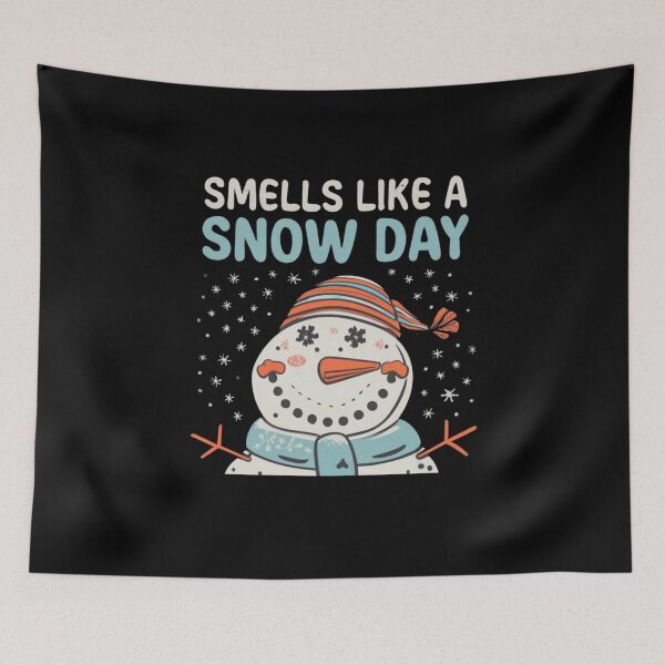 Item preview, Smells Like A Snow Day Supporter Winter Snowman Let It Snow designed and sold by taaddison50.