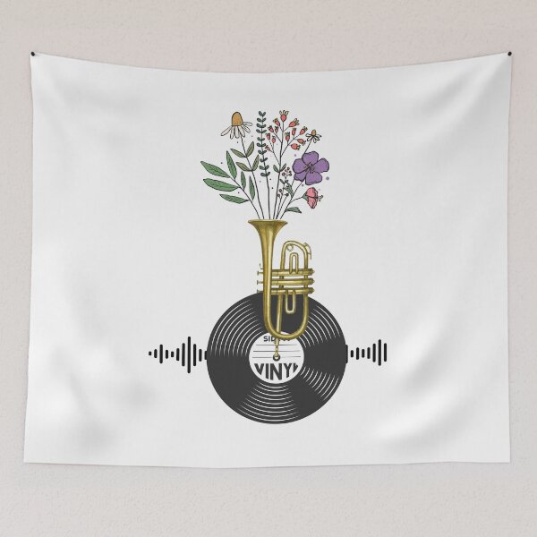 Item preview, Vintage Radio For Music Lovers Vintage Botanical designed and sold by MarcelooArt.