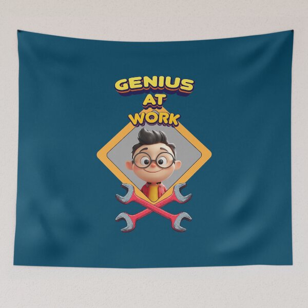 Item preview, genius at work designed and sold by tony4urban.