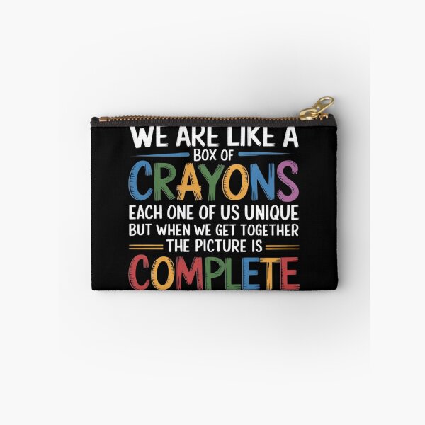 Item preview, Inspirational Crayon Quote Design - Celebrate Diversity and Unity | Perfect Apparel for Teachers and Classrooms designed and sold by Shopmed01.