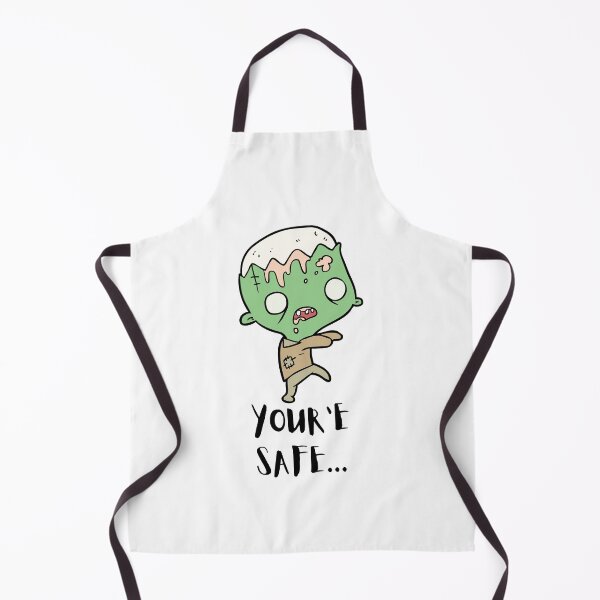 Item preview, Funny Cute "YOU'RE SAFE..." Zombie Graphic designed and sold by CoolCrap-.