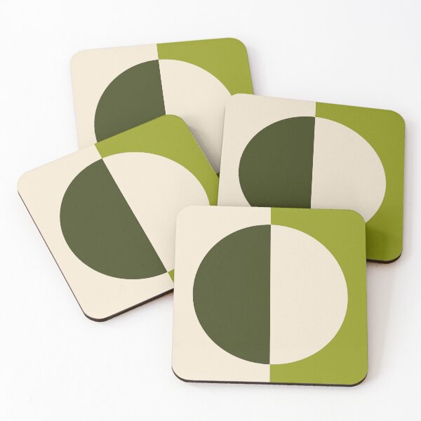 Item preview, Bauhaus Exhibition Print, Bauhaus olive Art circle, Bauhaus Exhibition remake, Bauhaus inspired decor designed and sold by re-make-.