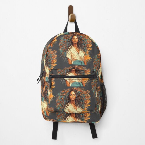 Item preview, beautiful girl with colorful curly hair designed and sold by All-About-Life.